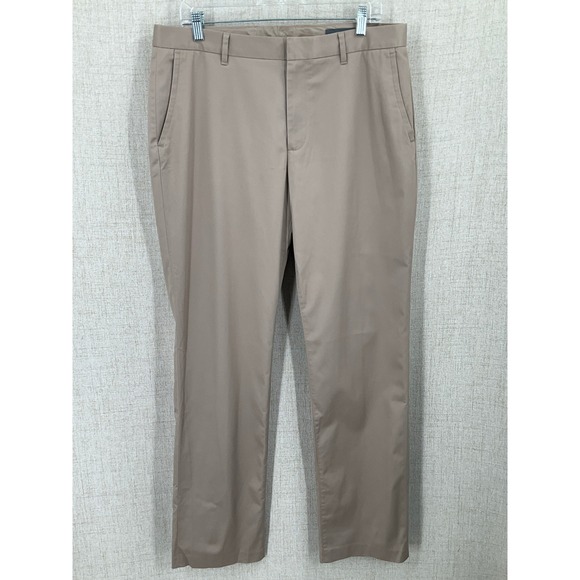 Bonobos Other - Bonobos Dress Pants Mens 34x34 Khaki Tan Cotton Stretch Straight Weekday Warrior